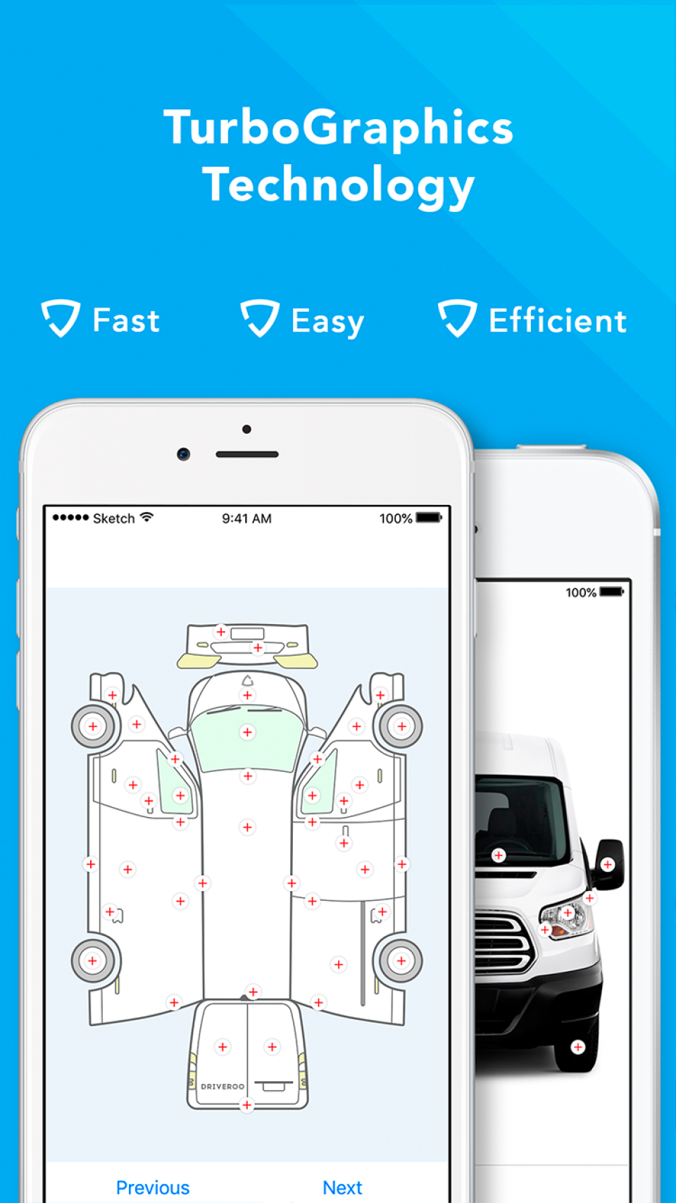 screenshot of Driveroo eDVIR